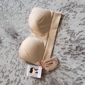 Yummie Ultralight Strapless Convertible Bra NWT SzXS